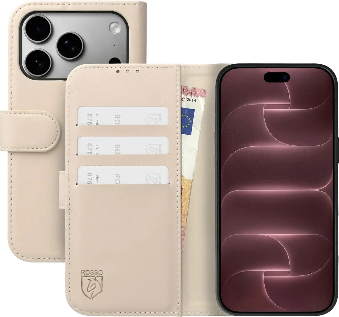 Rosso Element Modern Hoesje iPhone 18 Pro/17 Pro Beige