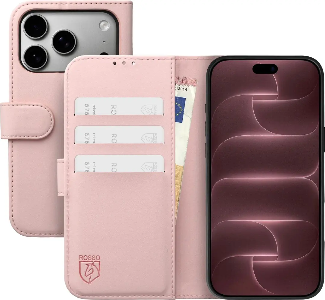 Rosso Element Modern Hoesje iPhone 18 Pro/17 Pro Roze