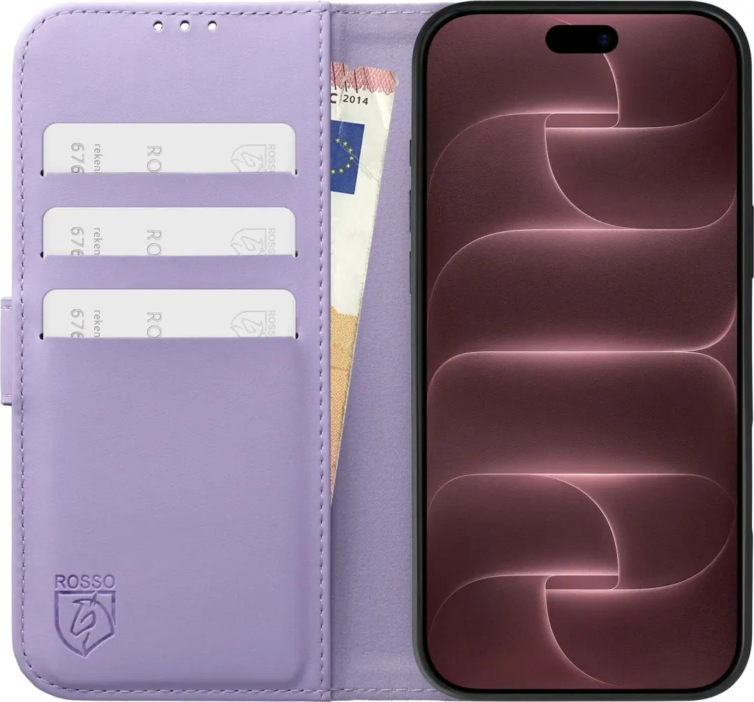 Rosso Element Modern Hoesje iPhone 18 Pro/17 Pro - Paars - afbeelding 4 van 6