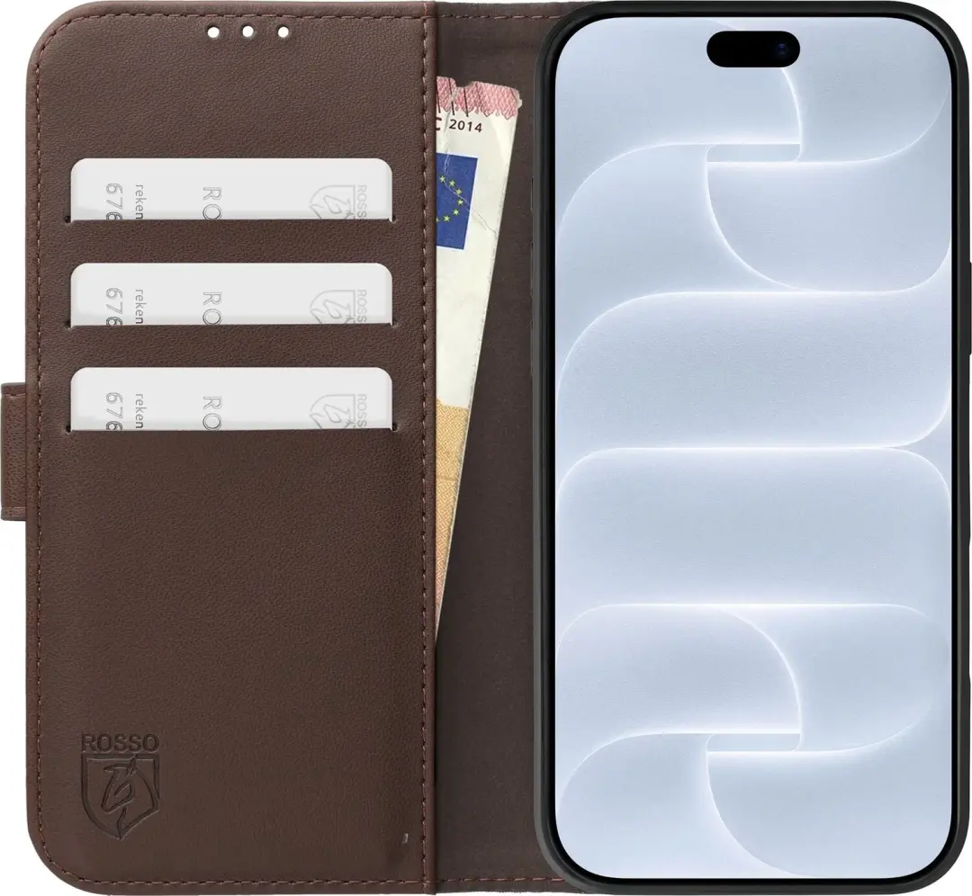 Rosso Element iPhone 18/17 Pro Max Hoesje - Bruin - afbeelding 3 van 6