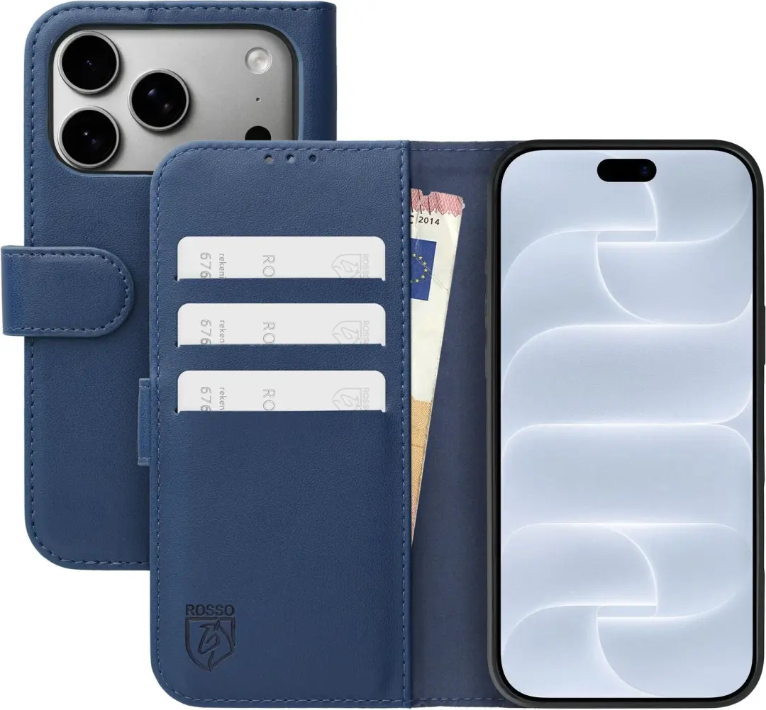 Rosso Element iPhone 18/17 Pro Max Hoesje Blauw