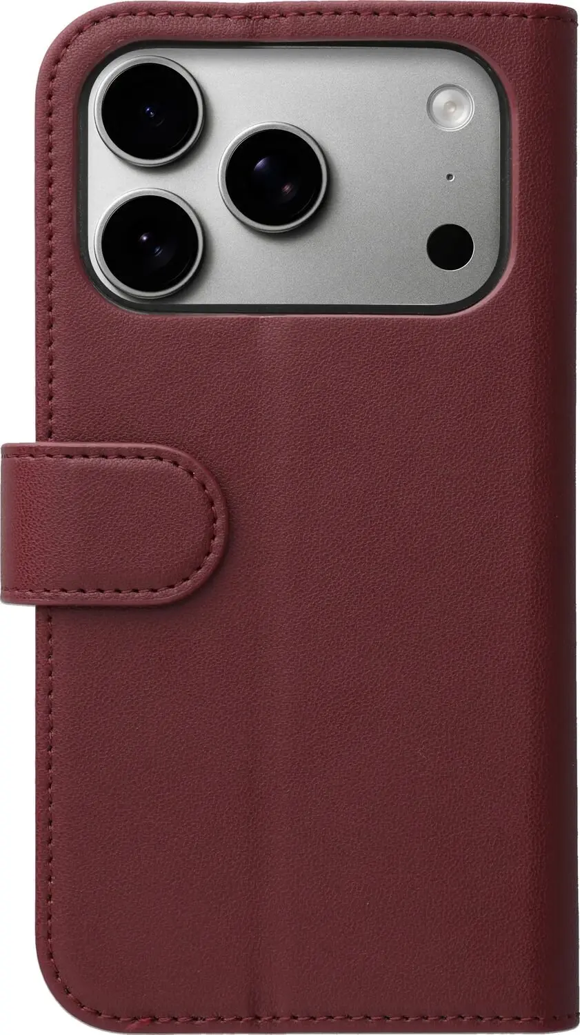 Rosso Element Modern iPhone 18 Pro Max Hoesje - Burgundy - afbeelding 5 van 6
