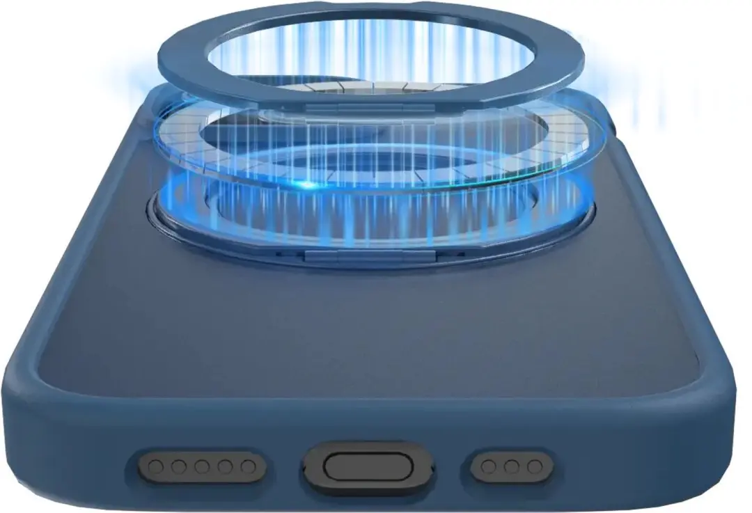 Buddi Frost iPhone 13/14/15/16e/17e Hoesje - Mat Donkerblauw - MagSafe - afbeelding 5 van 6