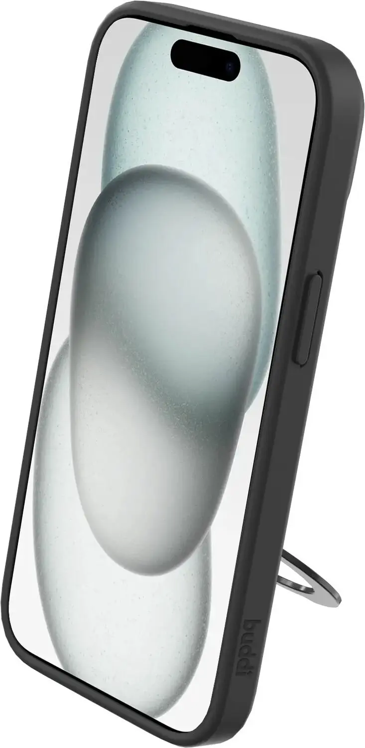 Buddi Frost iPhone 13/14/15/16e/17e Hoesje - Mat Zwart - MagSafe - afbeelding 6 van 6