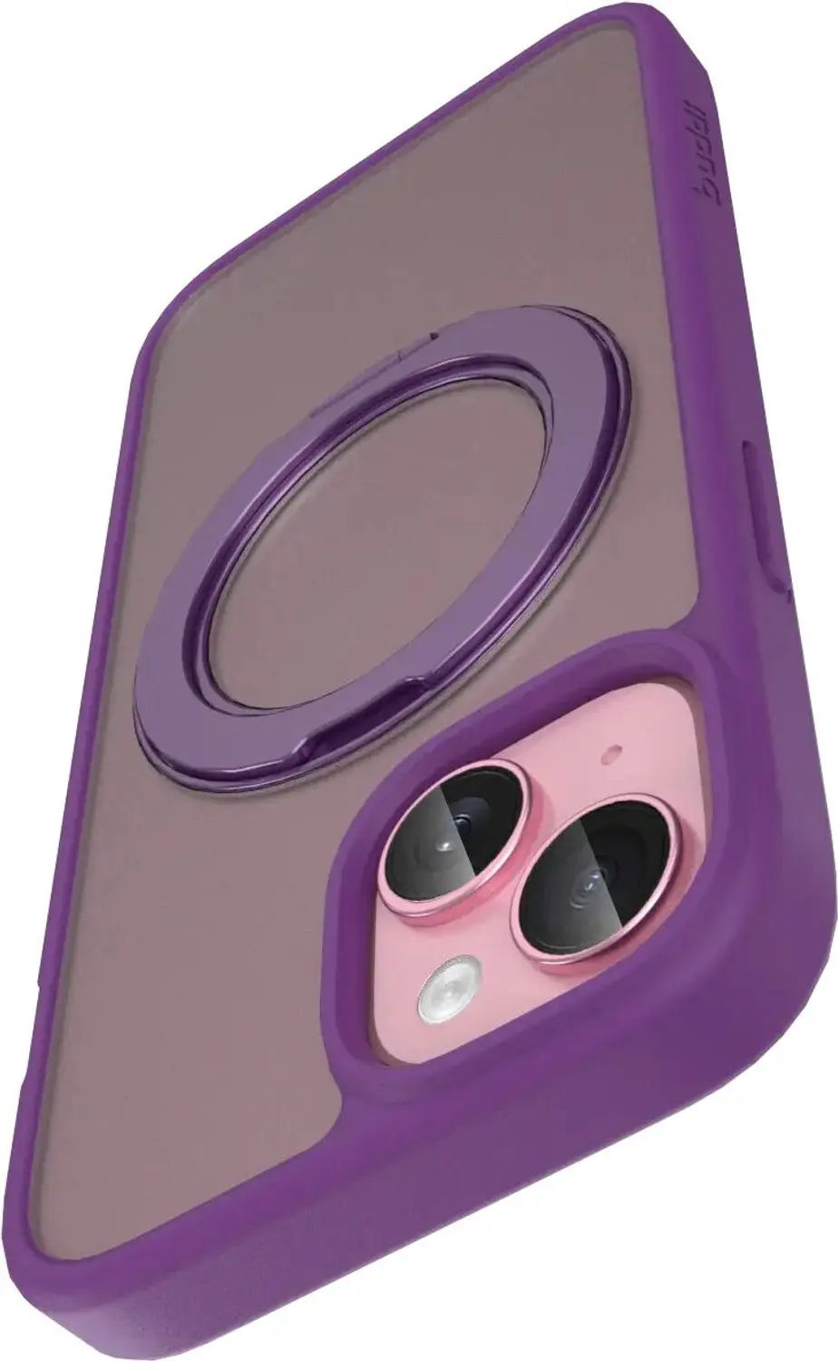 Buddi Frost iPhone 13/14/15/16e/17e Hoesje - Mat Paars - MagSafe - afbeelding 5 van 6