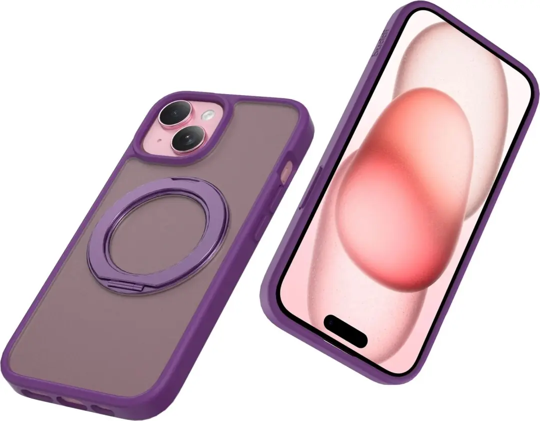 Buddi Frost iPhone 13/14/15/16e/17e Hoesje - Mat Paars - MagSafe - afbeelding 3 van 6