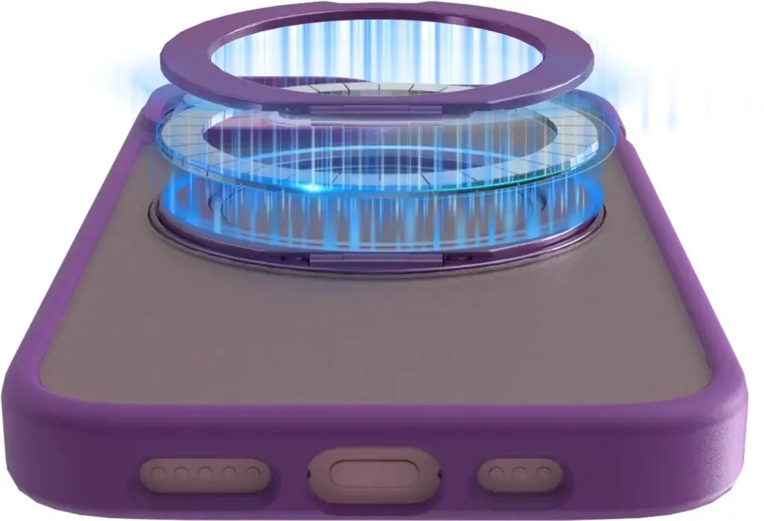 Buddi Frost iPhone 13/14/15/16e/17e Hoesje - Mat Paars - MagSafe - afbeelding 4 van 6
