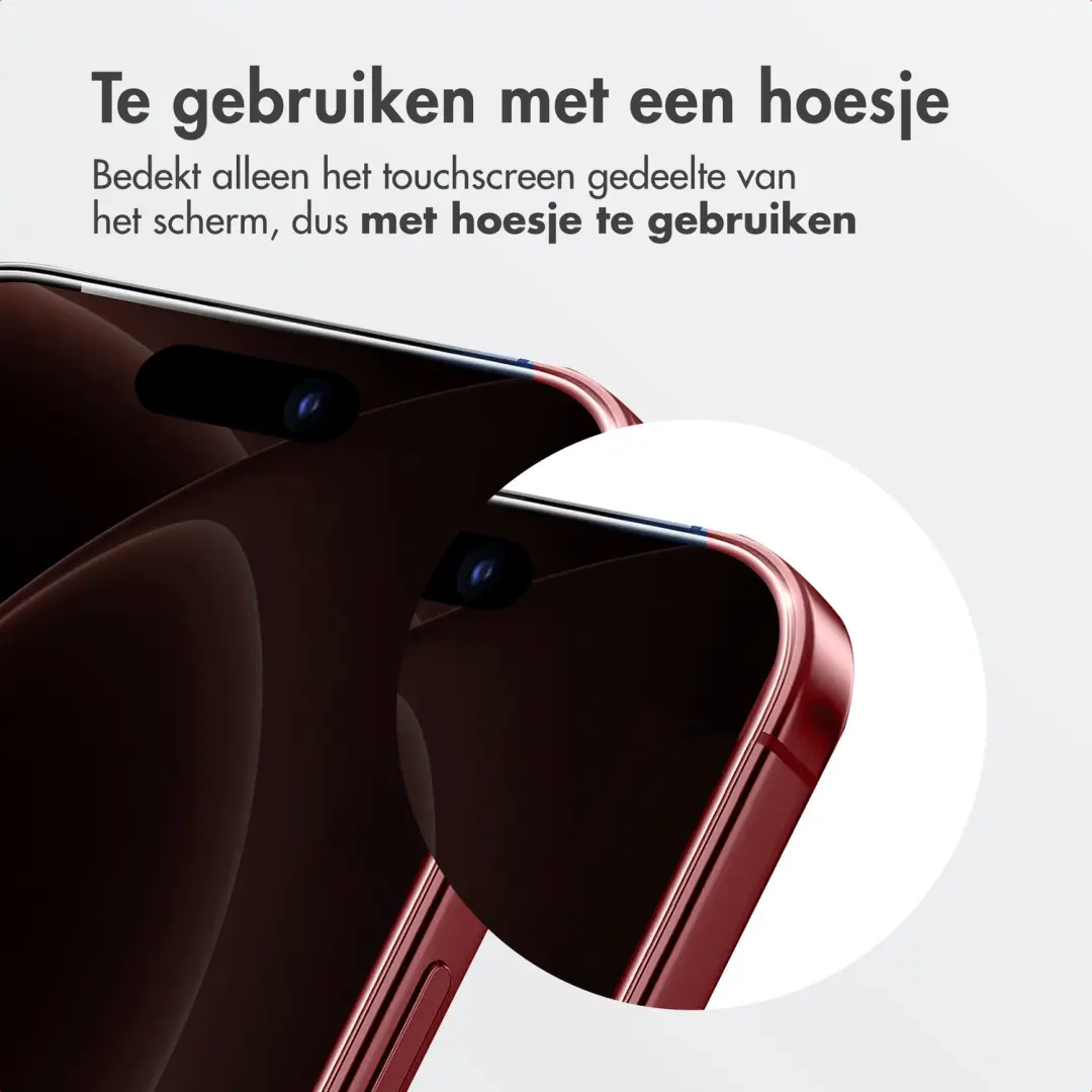 Accezz SH00100488 Privacy Screenprotector iPhone 18/17 Pro Max - afbeelding 6 van 6
