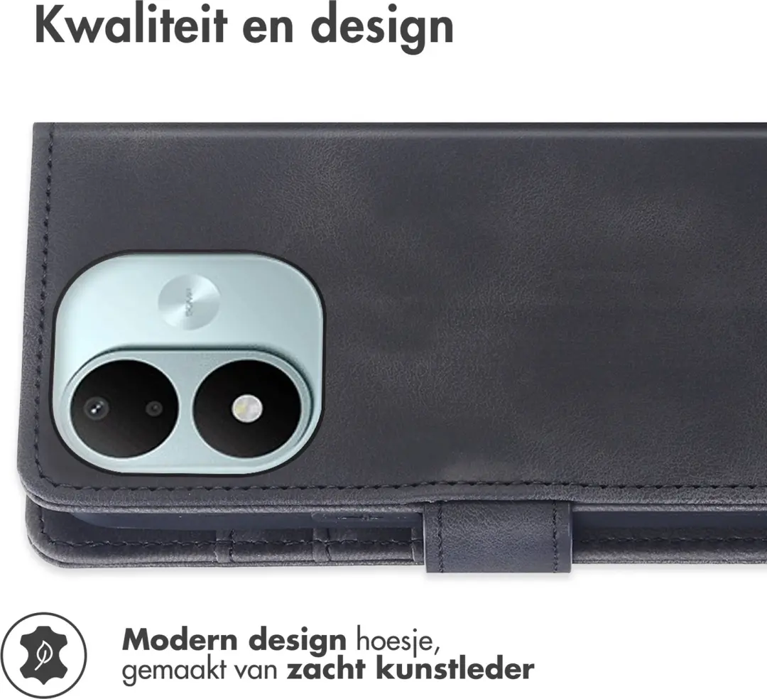 imoshion Bookcase Hoesje Xiaomi Redmi Note 17 - Zwart - afbeelding 5 van 6