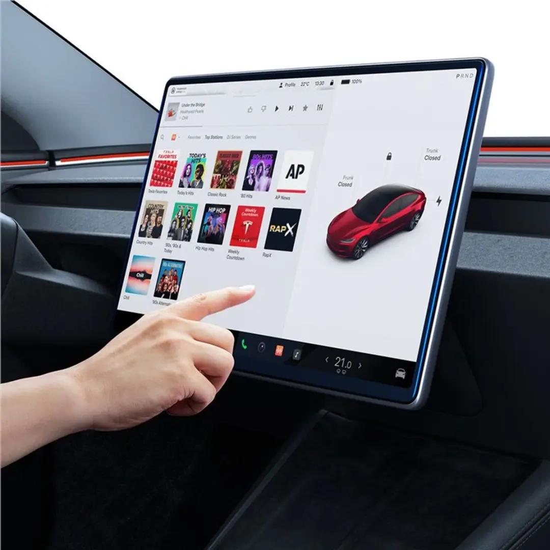 Spigen GlastR EZ FIT Beschermfolie - Tesla Model Y/3 - afbeelding 6 van 6