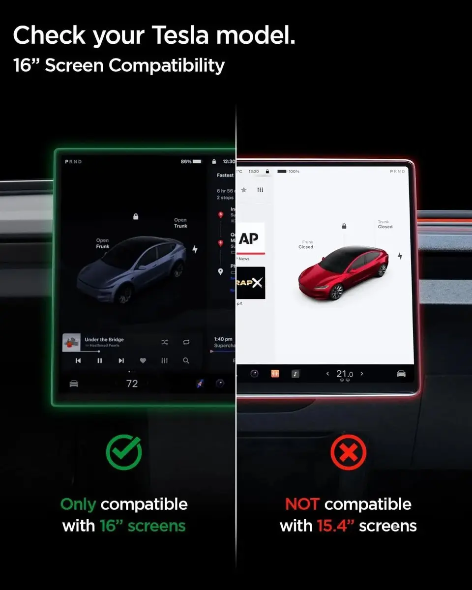 Spigen GlastR EZ Fit Anti-Glare Beschermfolie Tesla Model Y 2026 - afbeelding 4 van 6