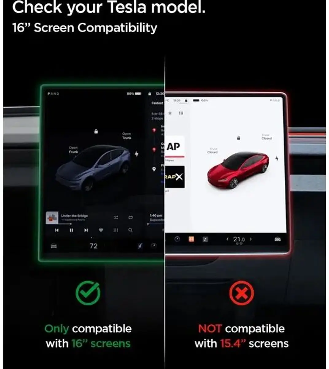 Spigen GlastR EZ Fit Tesla Model Y 2026 Beschermfolie - 9H Glas - afbeelding 6 van 6
