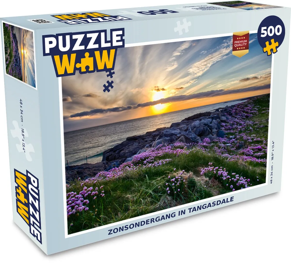 PuzzleWow Zonsondergang in Tangasdale Legpuzzel 500 Stuks