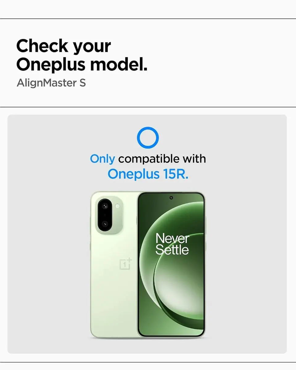 Spigen GlastR AlignMaster S AGL11398 - OnePlus 15R - 2 Stuks - afbeelding 2 van 6