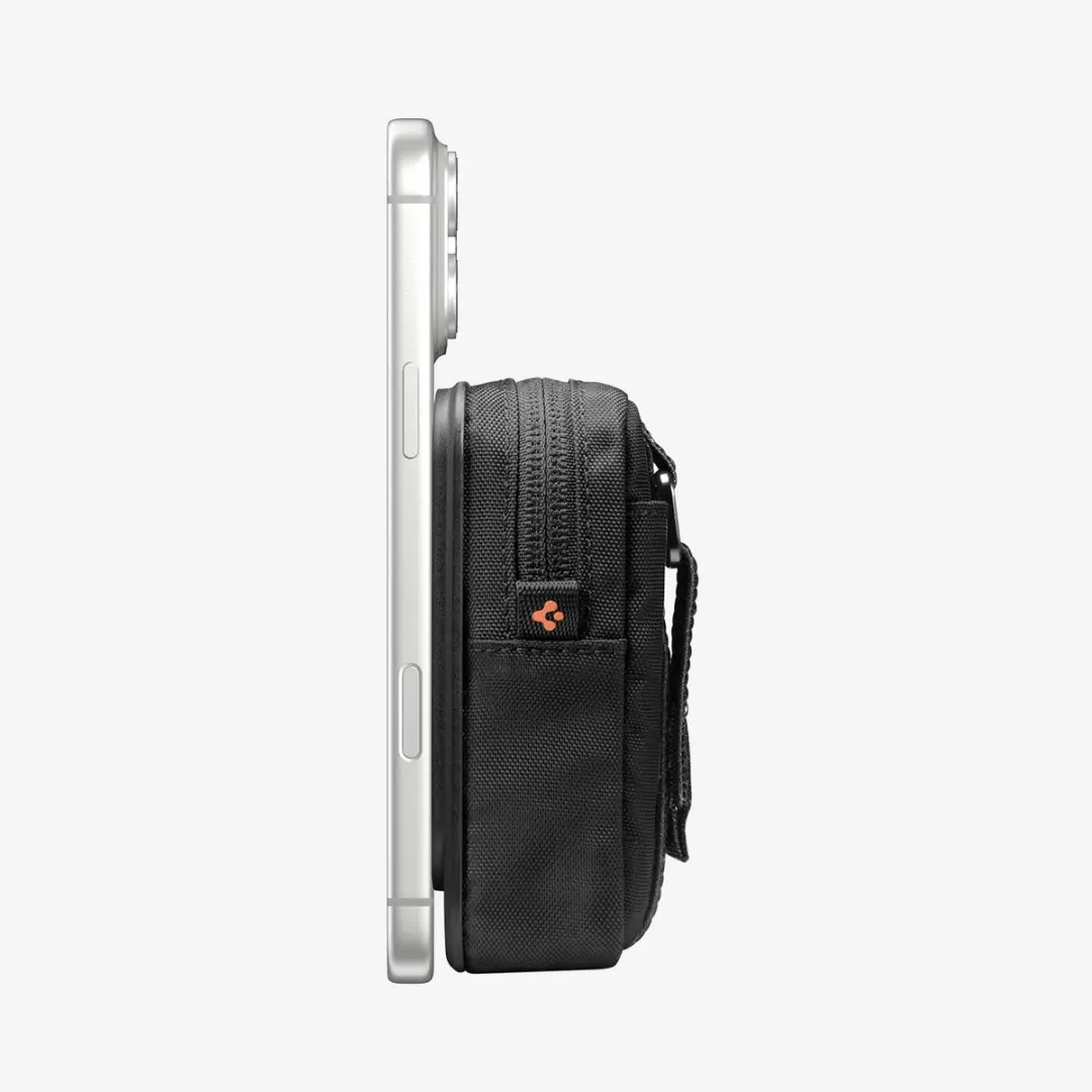 Spigen MagFit 2 AFA11564 MagSafe Wallet - Zwart - afbeelding 6 van 6