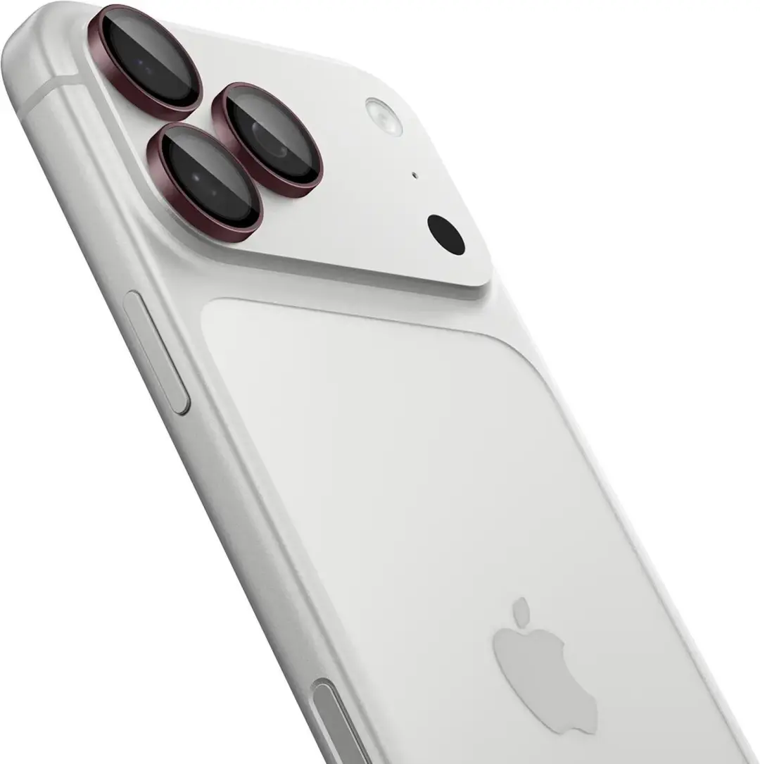 Spigen GlastR EZ Fit Optik Pro Achtercamera Beschermfolie - 2 Stuks - Wijnrood - afbeelding 3 van 6