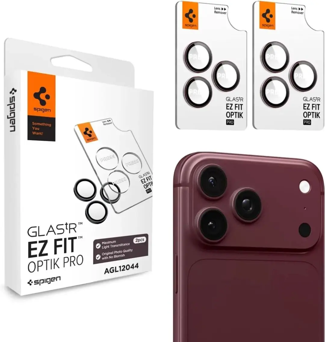 Spigen GlastR EZ Fit Optik Pro Achtercamera Beschermfolie