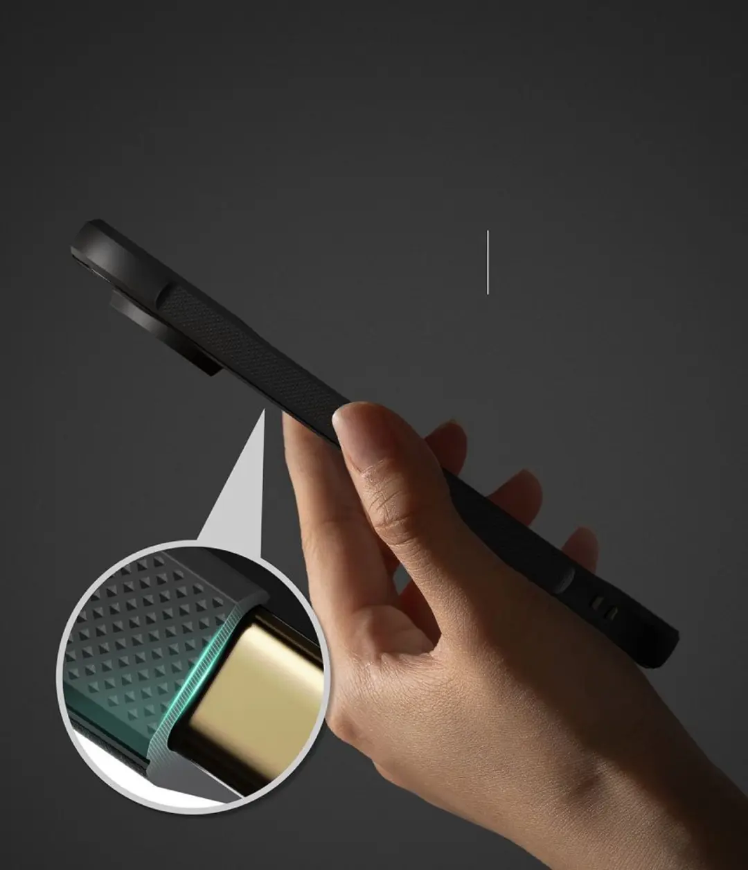 Ringke Onyx Magnetic MagSafe Pixel 11 Pro Hoesje - Zwart - afbeelding 5 van 6