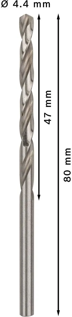 Bosch Professional ST. LINE HSS-G Boor 4.4mm - 10 Stuks - afbeelding 2 van 5