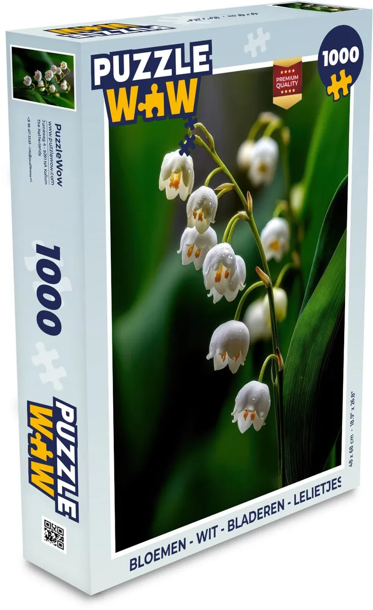 PuzzleWow Bloemen Legpuzzel 1000 Stuks