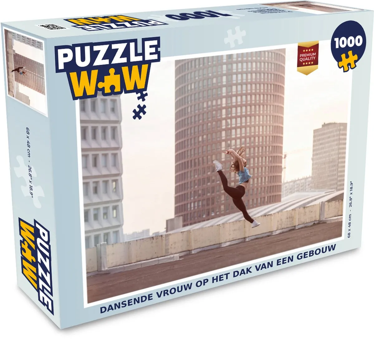 PuzzleWow Dansende Vrouw Legpuzzel 1000 Stuks