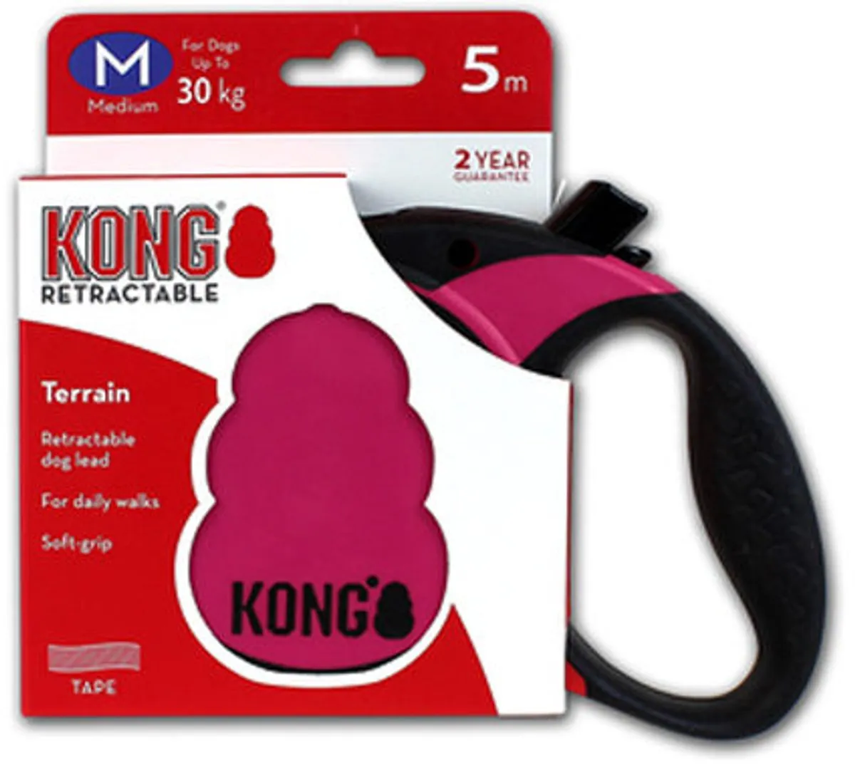 KONG Terrain Rollijn - 5m Roze - Tot 30kg - afbeelding 6 van 6
