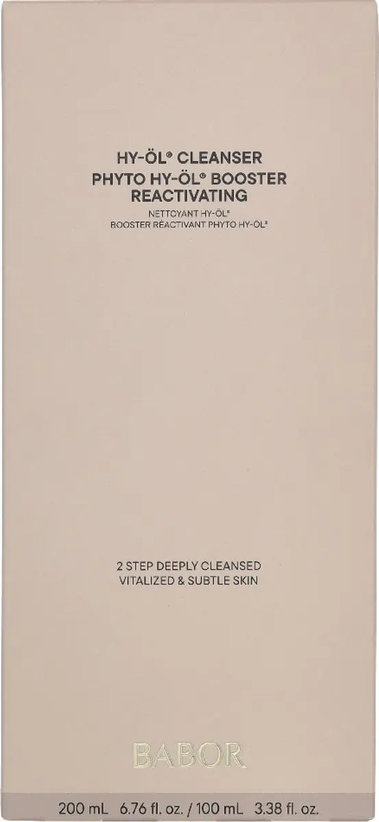 Babor HY-ÖL Cleanser & Phyto HY-ÖL Booster Set 300ml - afbeelding 4 van 4