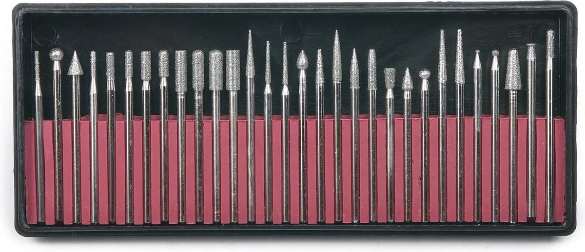 HBM 30-delige Diamanten Stiftfrezenset