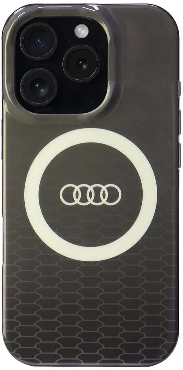 Audi iPhone 16 Pro Backcover IML Q5 - AU-IMLMIP16P-Q5/D2-BK - Zwart