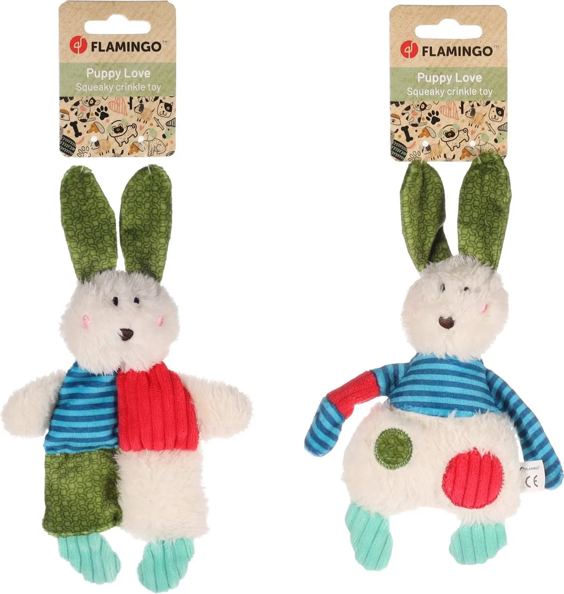 Flamingo Plako Hs Plako Puppy Konijn Assortiment - 1 Stuk
