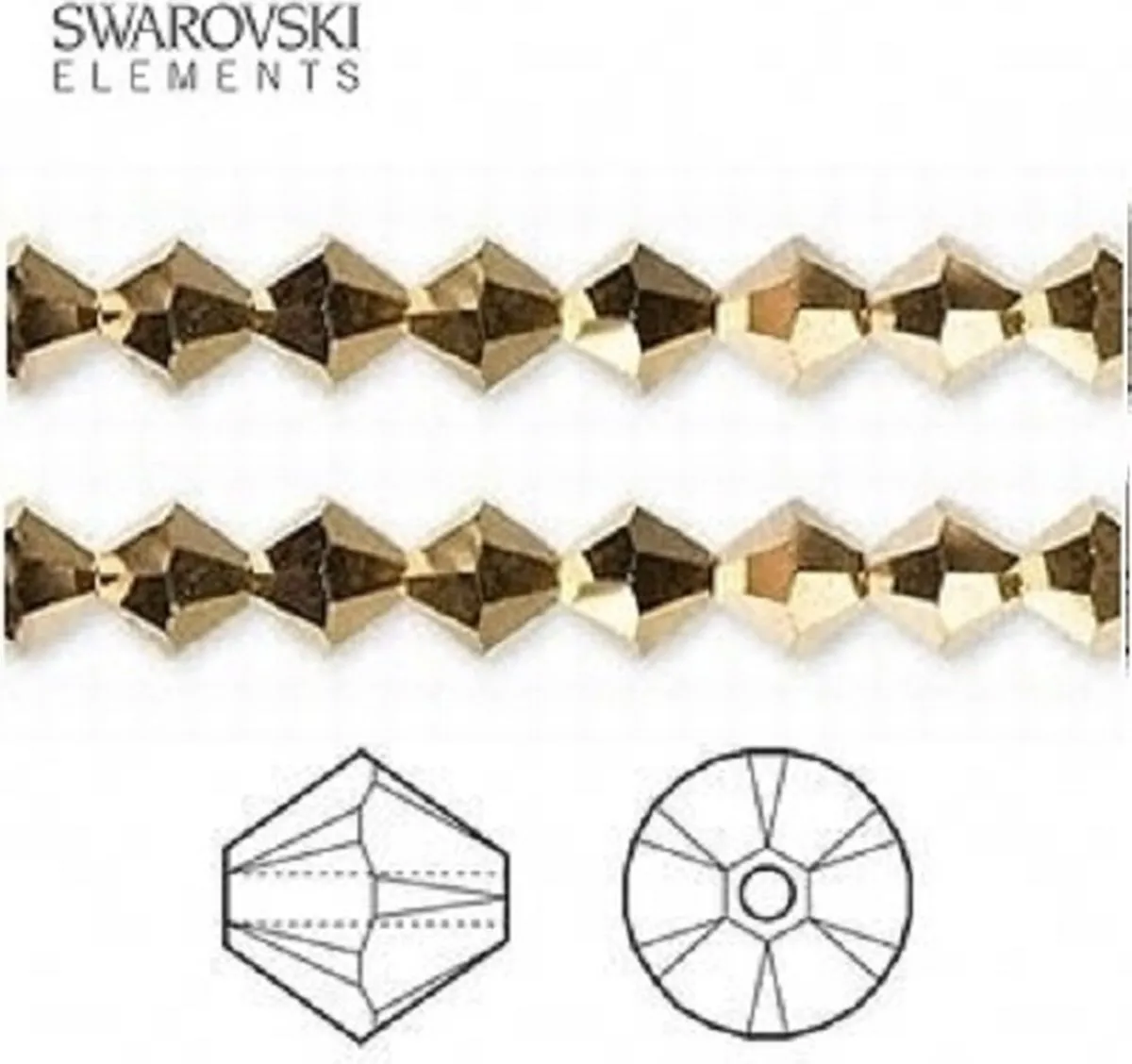 Swarovski Elements Xilion Bicone 6mm