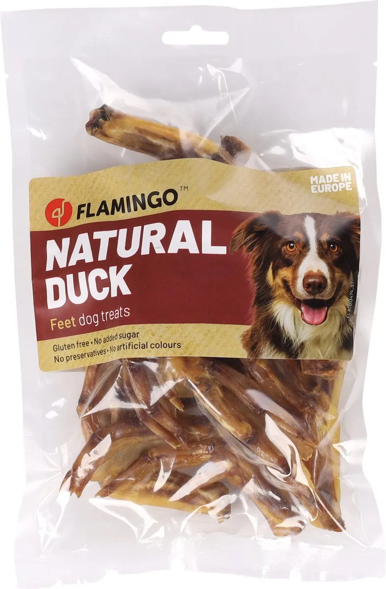 Flamingo Nature Snack Eendenpoten 200g