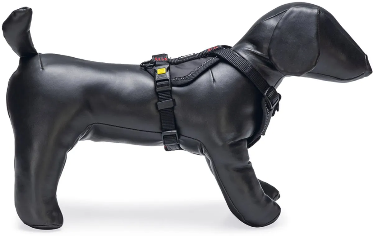 Beeztees Parinca Premium Y-Tuig - Zwart - 37-40cm