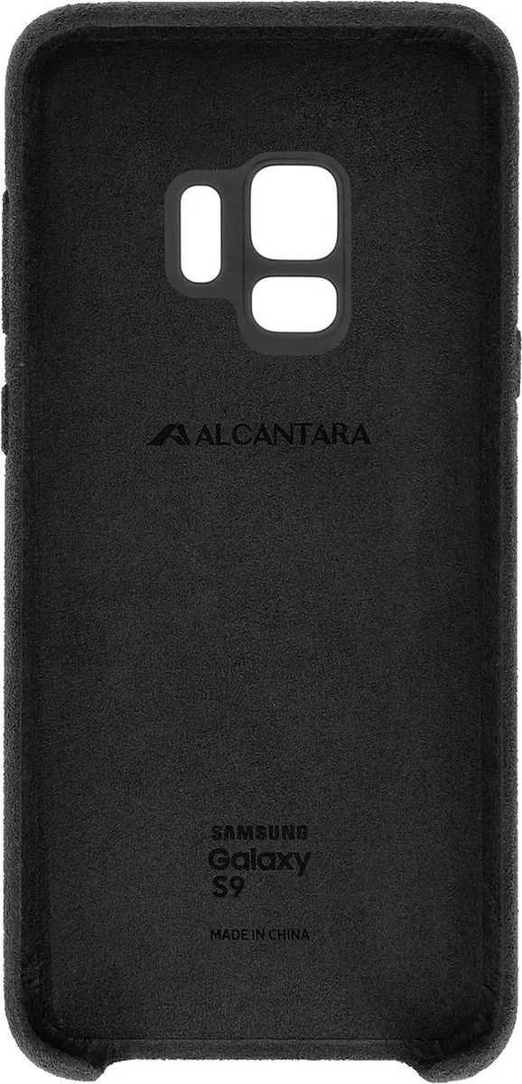 Samsung Alcantara Hoesje SM-G960 - Zwart