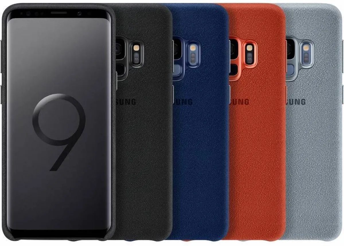 Samsung Alcantara Hoesje SM-G960 - Zwart