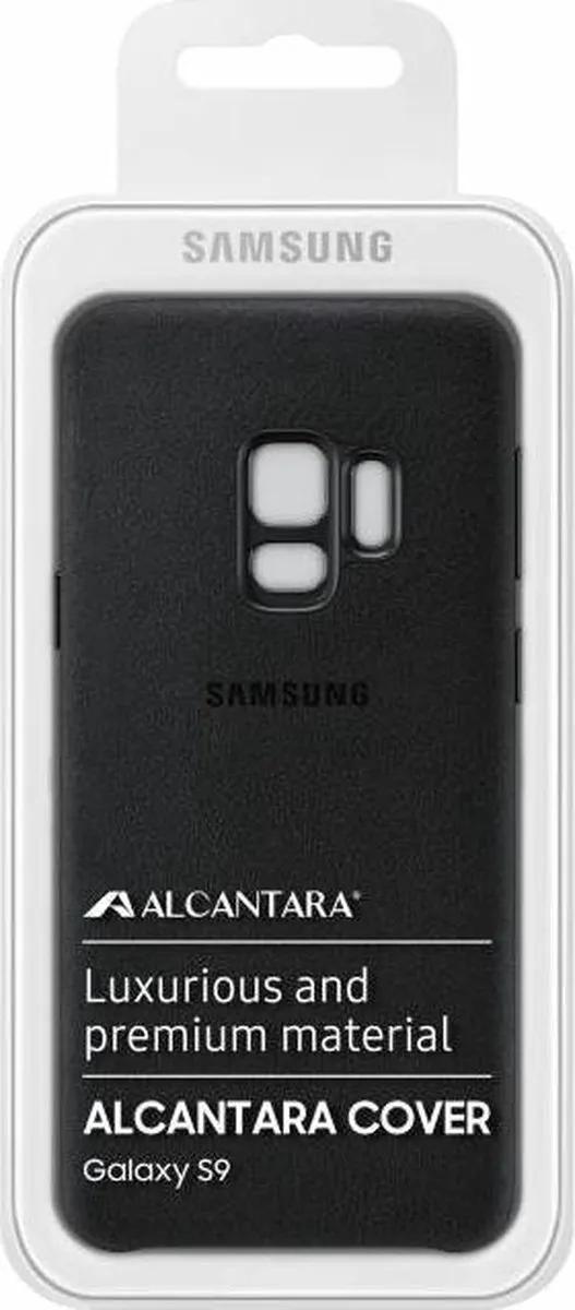 Samsung Alcantara Hoesje SM-G960 - Zwart - afbeelding 6 van 6