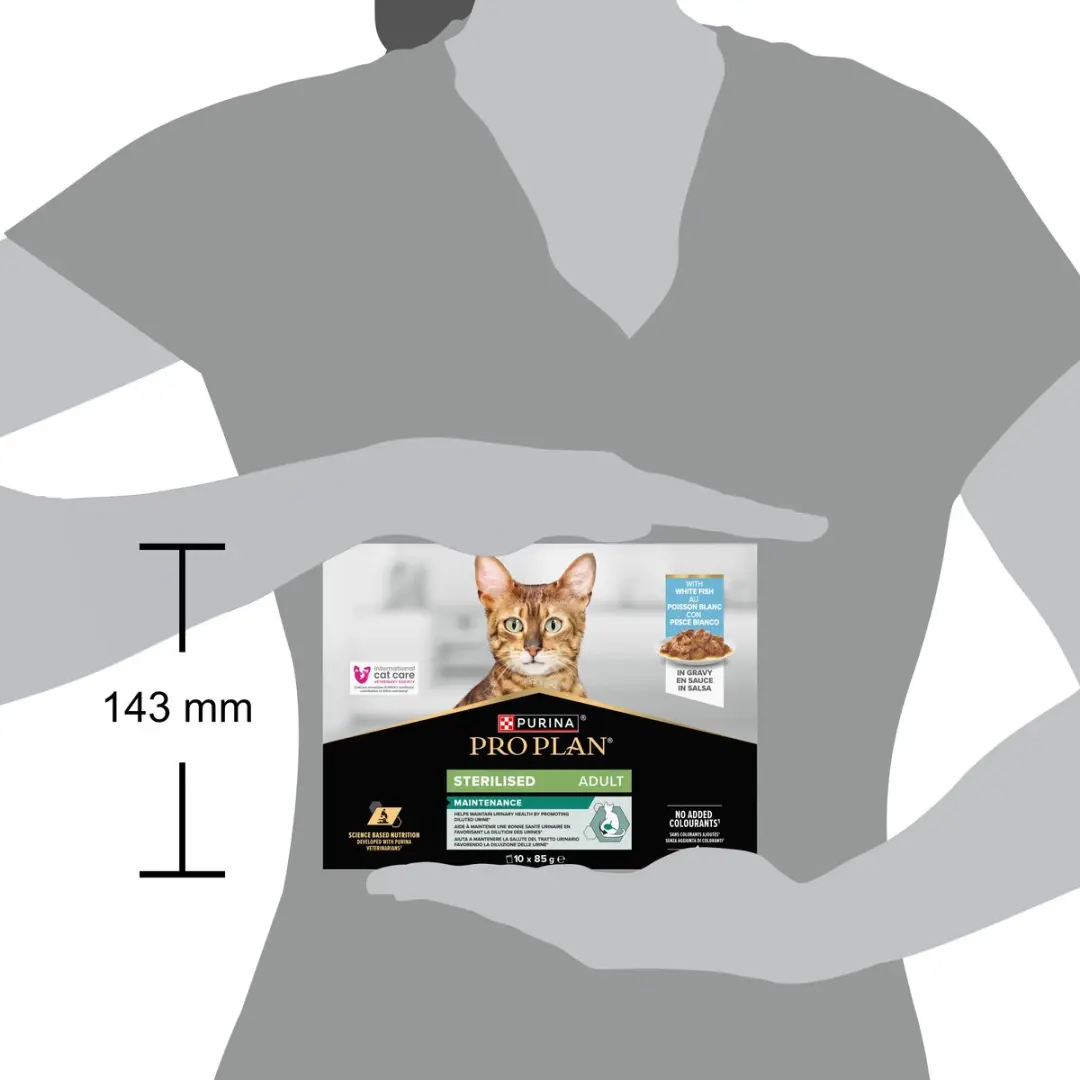 Pro Plan Kat Pouch Adult Sterilised Vis - 4x10x85g - afbeelding 4 van 6