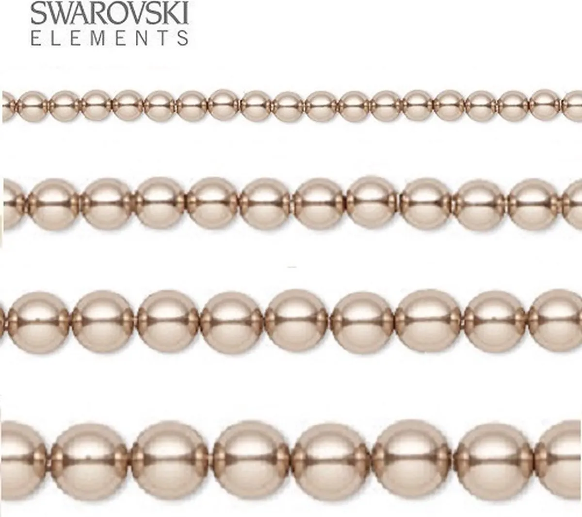Swarovski Elements Parels 6mm Bronze