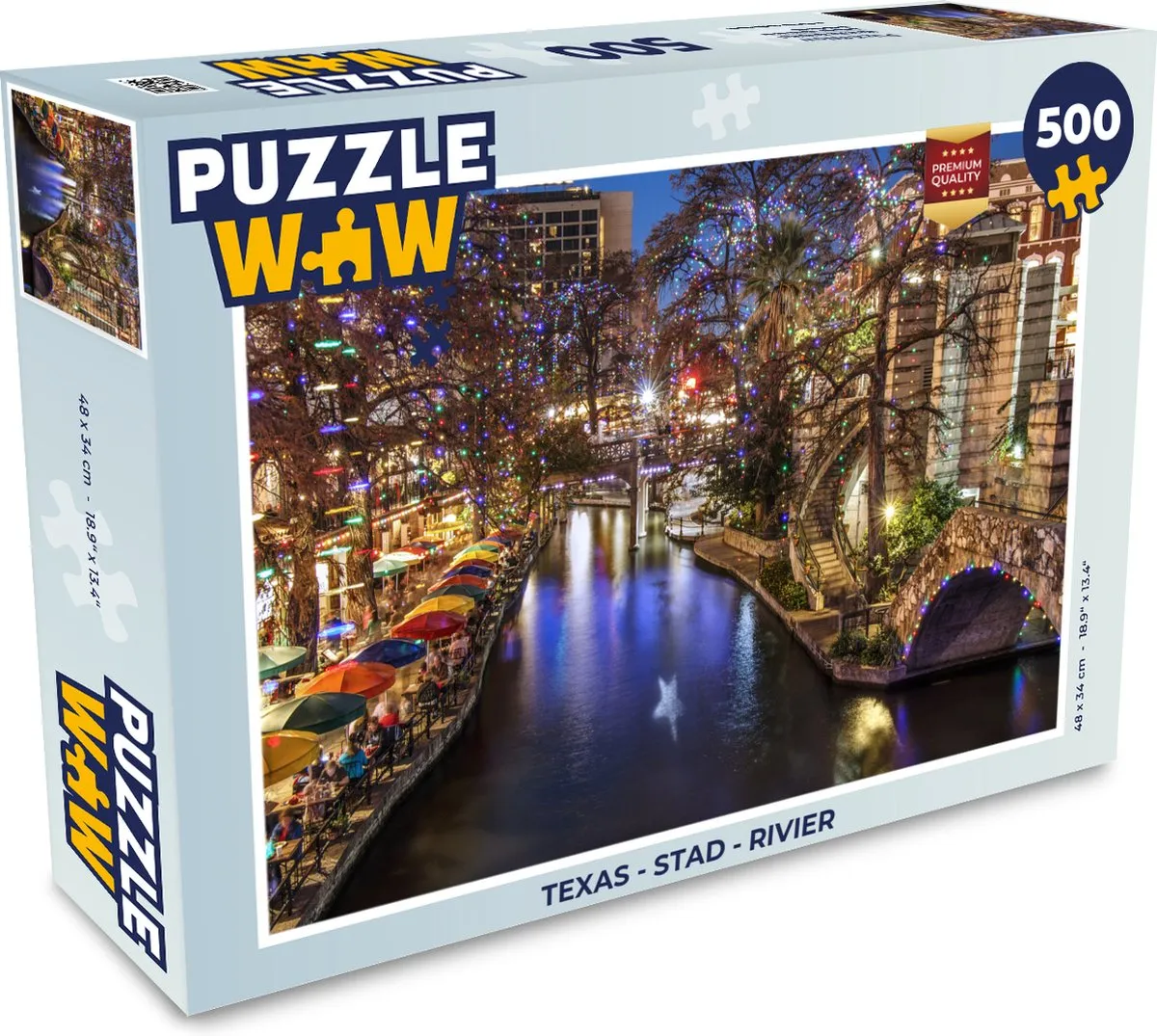 PuzzleWow Texas Legpuzzel 500 Stuks