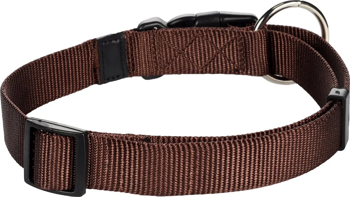 Flamingo Hondenhalsband Asp 45/65cm - 25mm - Bruin