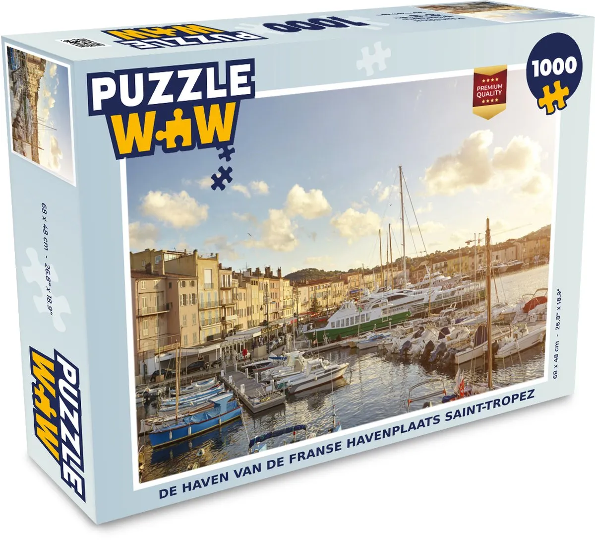 PuzzleWow Legpuzzel Saint-Tropez 1000 Stuks