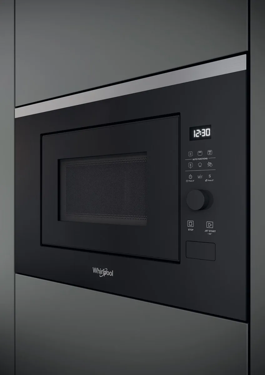 Whirlpool WMF201G Magnetron 20L 800W - Zwart/Roestvrijstaal