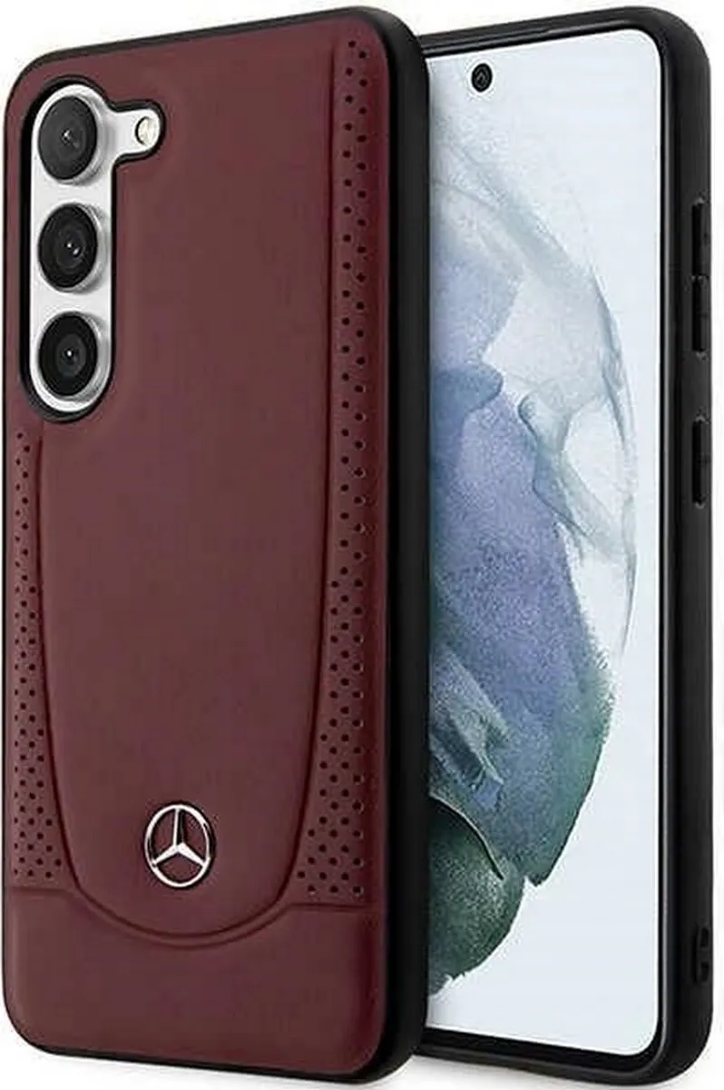 Mercedes-Benz New Urban Back Case Rood - Samsung Galaxy S23 Plus