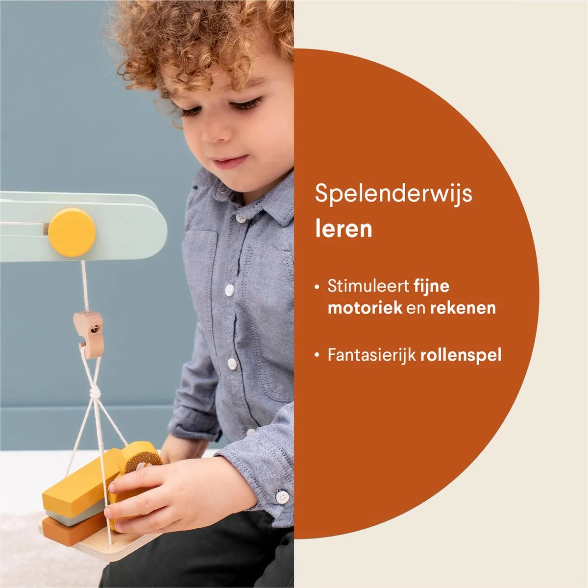 Trixie Houten Speelgoedkraan 5400858367389 - Multi