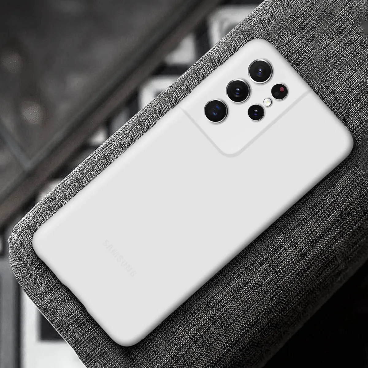 Samsung Silicone Hoesje EF-PG998TJEGWW - Galaxy S21 Ultra - Lichtgrijs