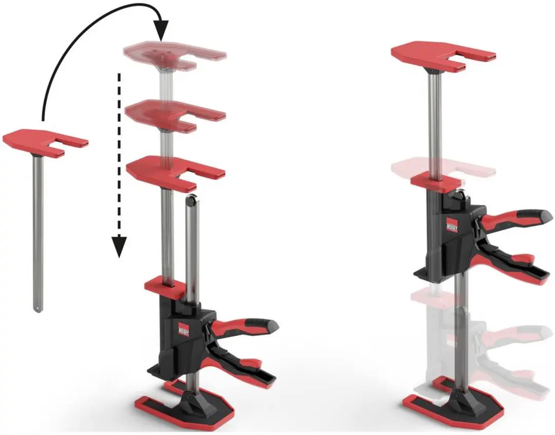 Bessey Montagegereedschap met één hand BEY23-IK-SET Speciale Bessey BEYCEPS-set - afbeelding 3 van 4