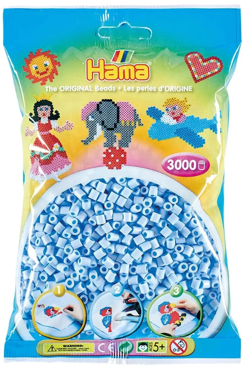 Hama Strijkkralen Pastel IJsblauw