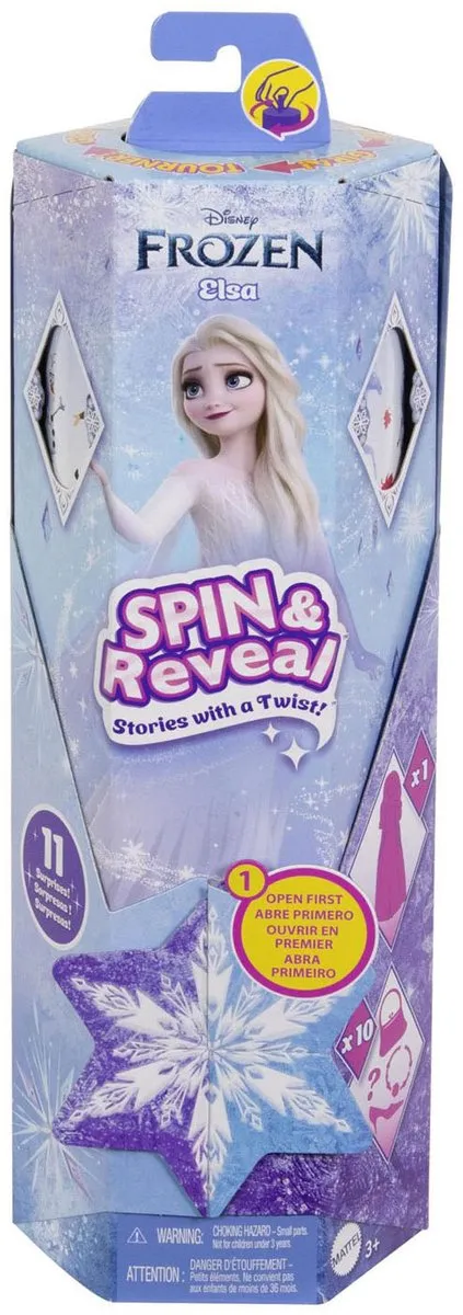 Disney Frozen Elsa Draaien en Ontdekken Pop - Multi