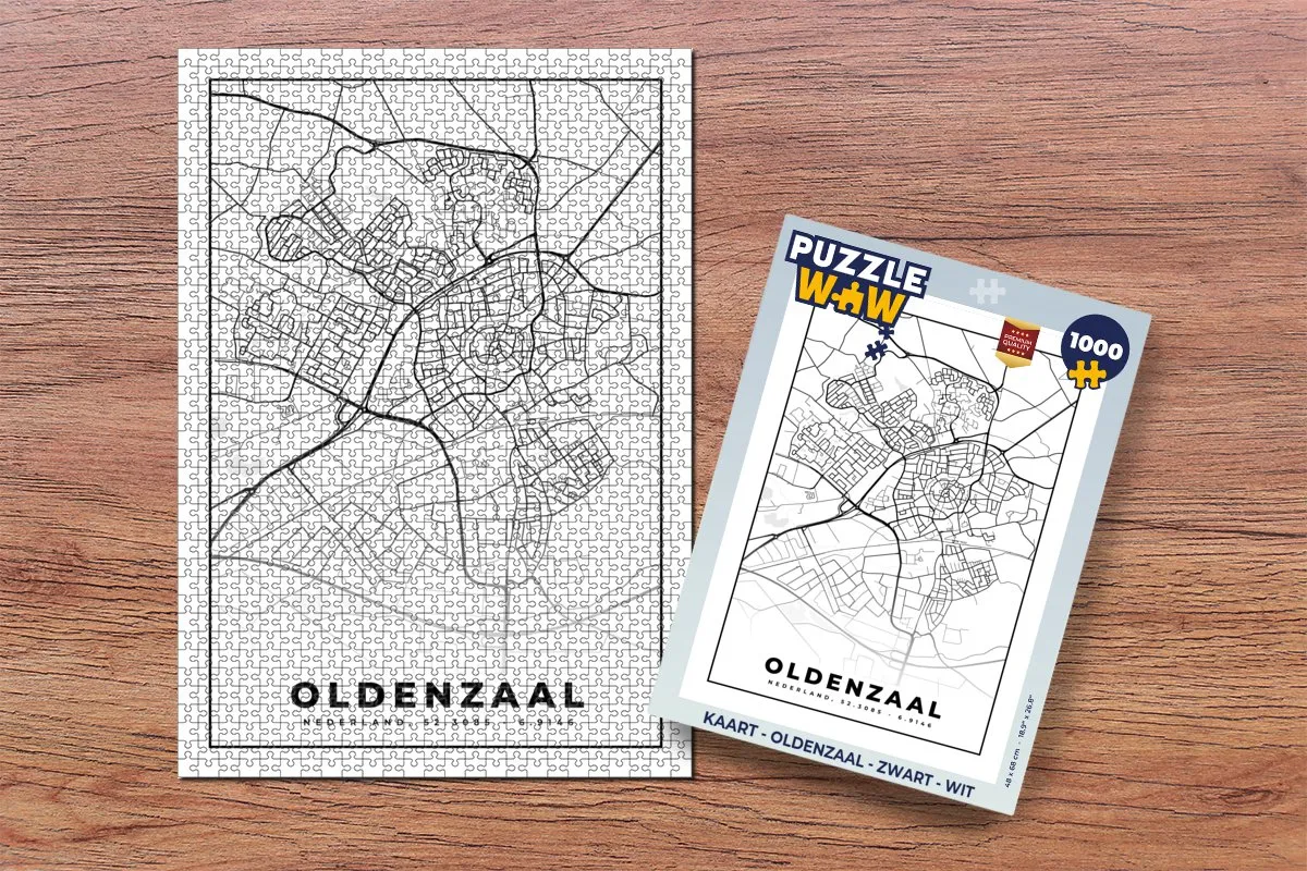 PuzzleWow Oldenzaal Legpuzzel 1000 Stuks - Multicolor