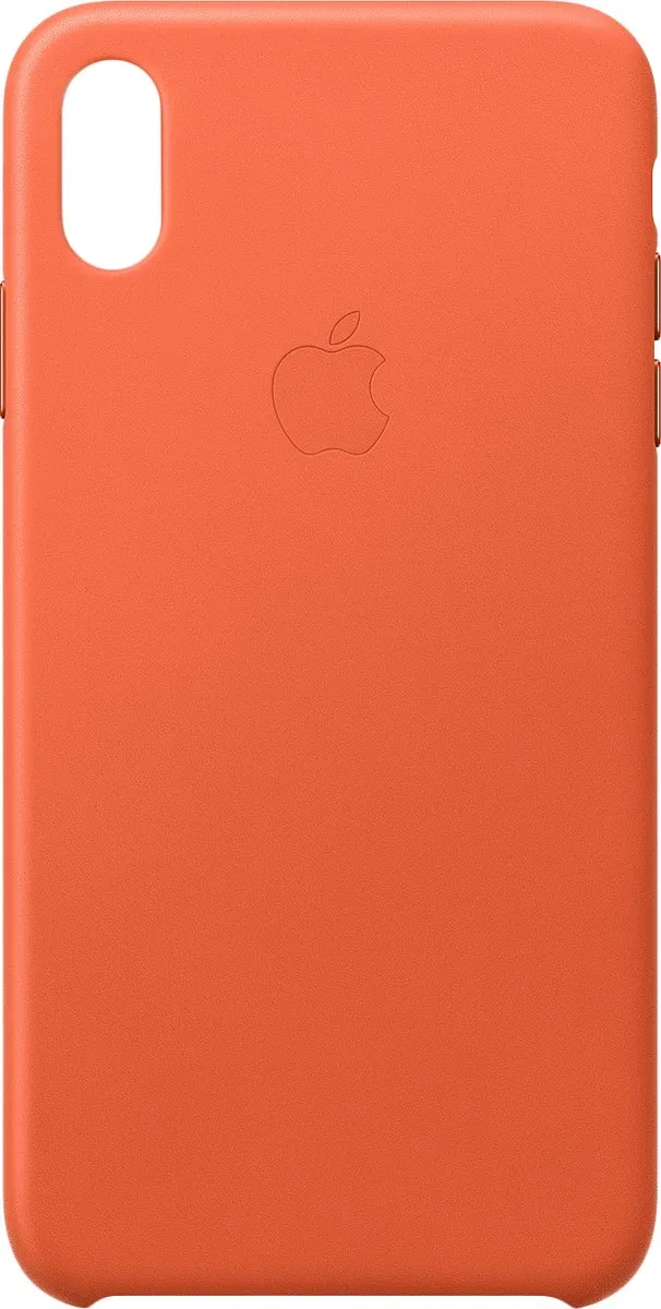 Apple iPhone Xs Max Leren Hoesje MVFY2ZM/A - Oranje